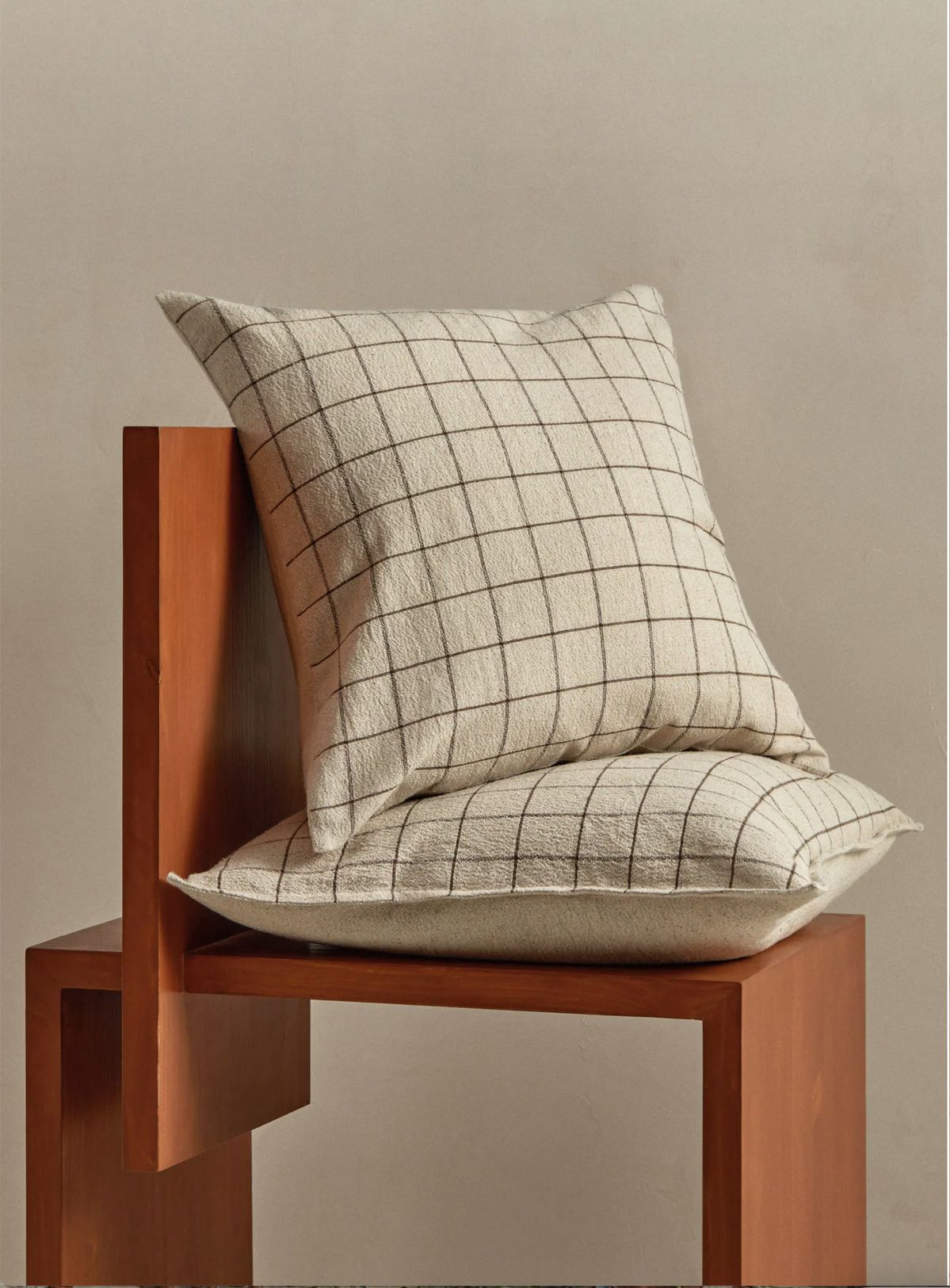 Comfortable home setting with soft furnishings